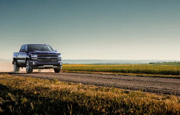 Field, Chevrolet, pickup, 2018, Silverado
