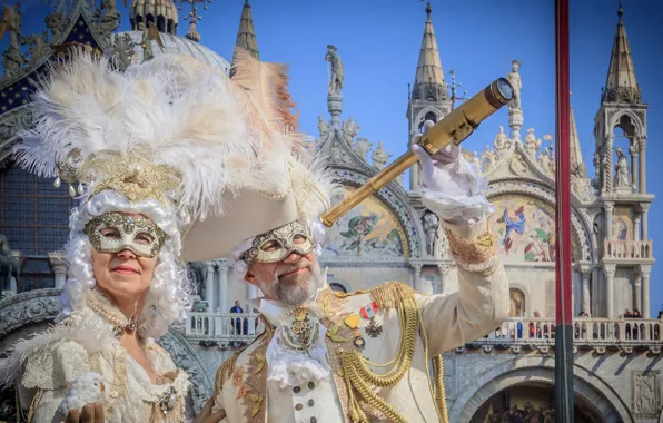 Picture mask, Italy, Venice, carnival