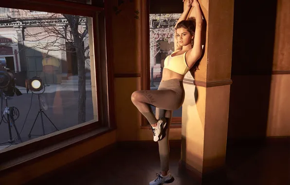 Girl, model, actress, Puma, Selena Gomez, Selena Gomez