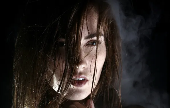 Girl, background, portrait