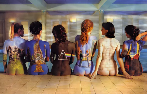 Picture country, girls, ass, pink floyd