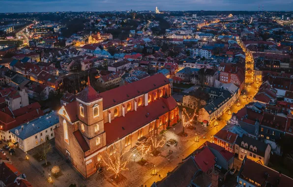 Lithuania, Kaunas, the old town