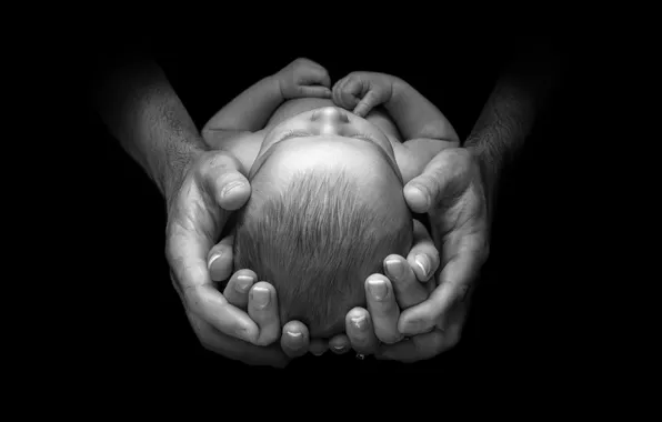 Life, hands, mladenec