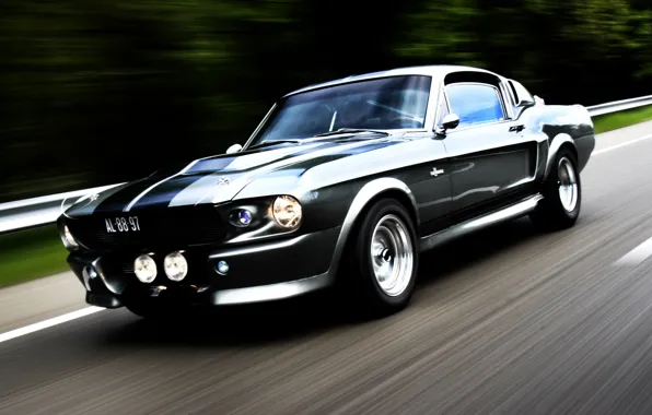 Picture road, strip, tuning, Mustang, Ford, GT500, Mustang, Eleanor