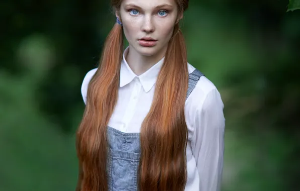 Freckles, redhead, Alexander Vinogradov, Alexander Vinogradov