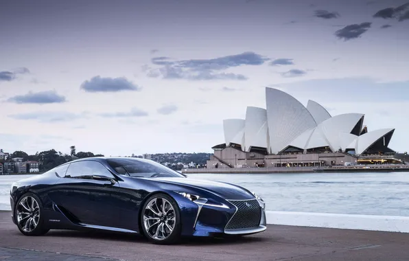 The sky, blue, concept, Sydney, lexus, blue, Lexus, LF-LC