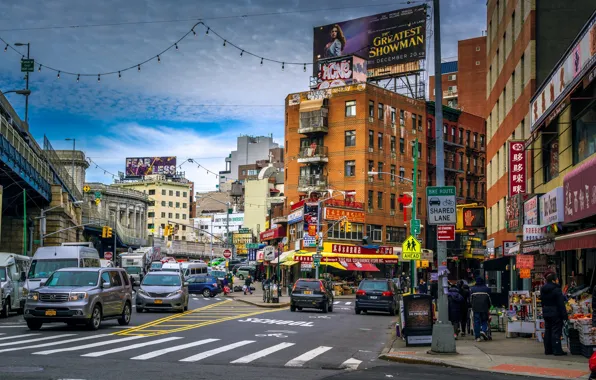 Movement, street, Chinatown, Chinatown