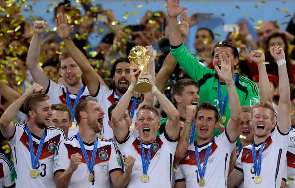 Football, victory, the world Cup, Champions, Germany