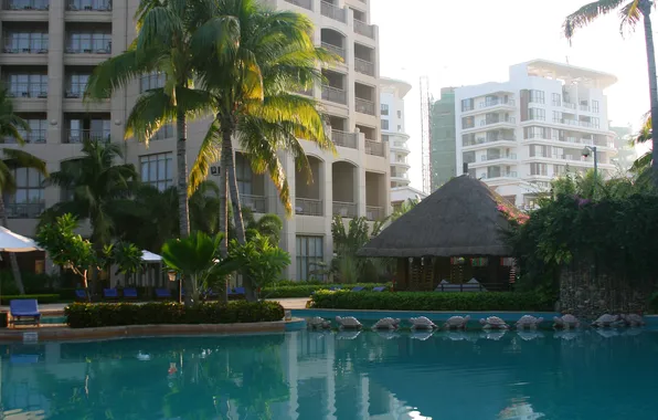 Nature, the city, stay, Wallpaper, pool, the hotel, journey, Hainan island
