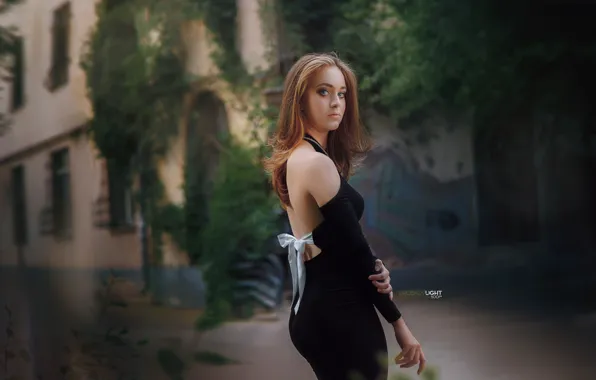 Ass, girl, dress, Alexander Drobkov-Light, Victoria Rhine