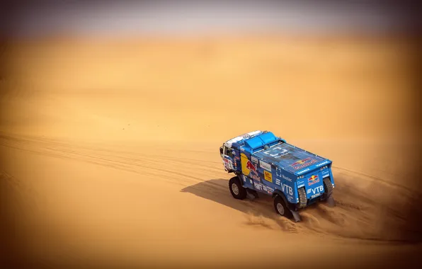 Sand, Sport, Machine, Truck, Master, Russia, Kamaz, Rally