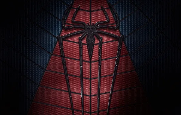 Black, spider, emblem, amazing spider man