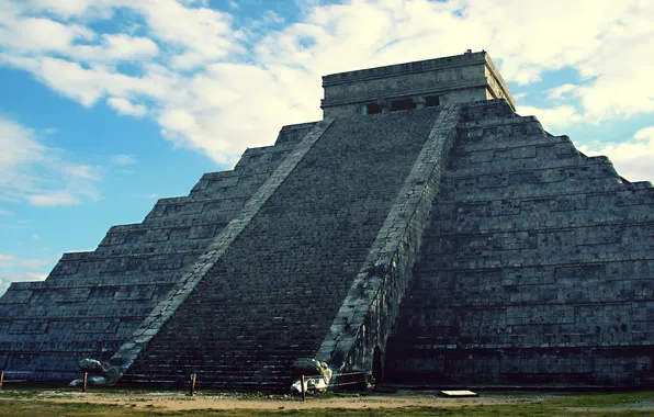Picture Maya, pyramid, Mexico, Chichen Itza