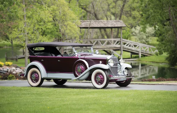 The bridge, 1931, LaSalle, Touring by Fleetwood