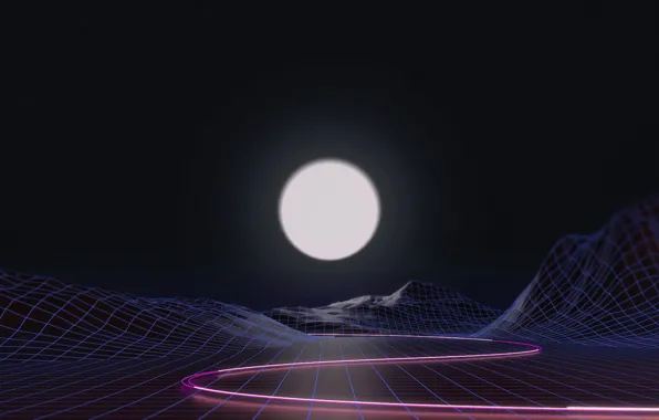 The sun, Music, Neon, Star, Background, Electronic, Synthpop, Darkwave