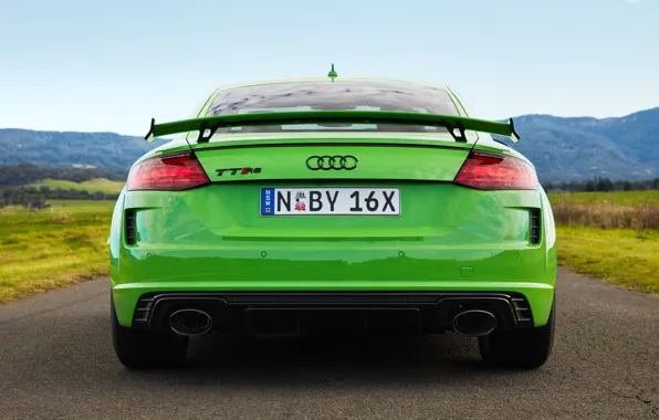 Audi, rear, TT, Audi TT RS Coupe