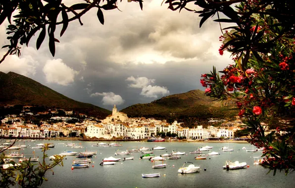 Clouds, rain, Spain, Catalonia, ☁ ☂ ☁, Cadaqués