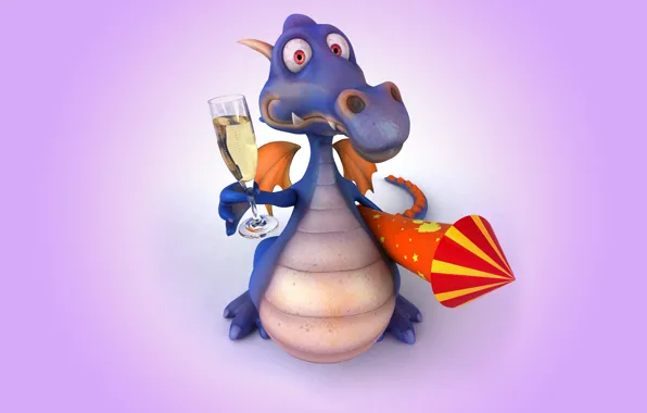 Picture dragon, dragon, funny