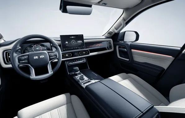 Picture design, technology, SUV, the interior of the car, BAIC, BJ60