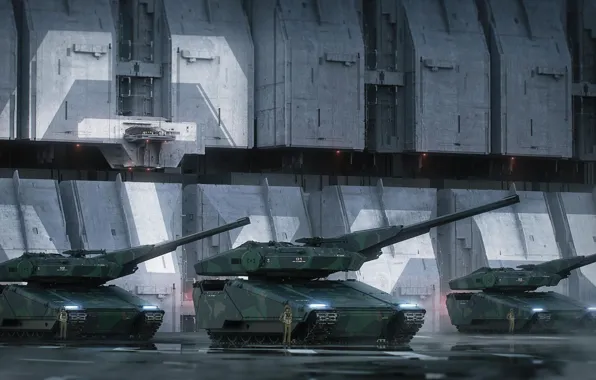 Soldiers, Soldiers, Art, Tank, Art, Tanks, Game, Tank