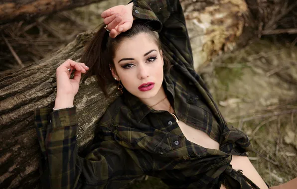 Makeup, shirt, brown-eyed, Escape, Giovanni Zacche