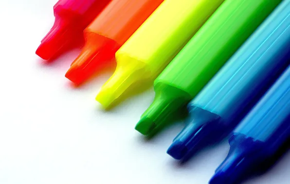Picture color, Crayons
