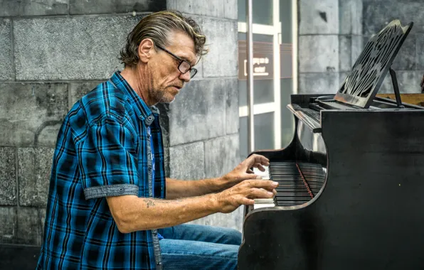 Music, street, Street Piano