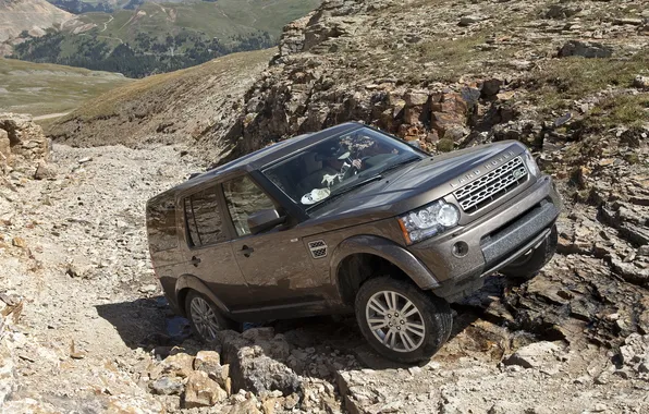SUV, Land Rover, mountain landscape