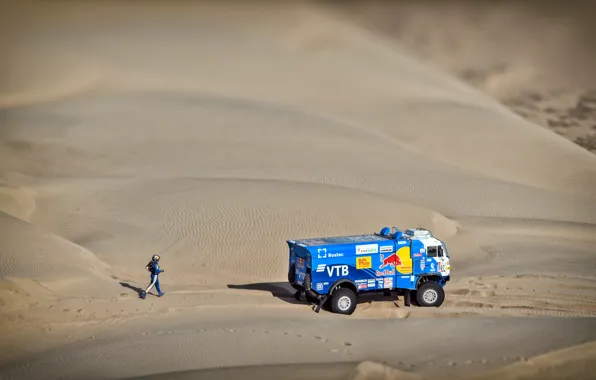 Sand, Sport, Truck, Race, Master, Racer, Russia, Kamaz
