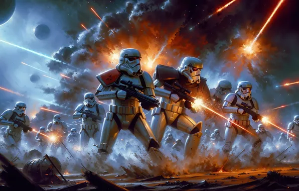 Battlefield, star wars, gun, weapon, war, battle, rifle, laser