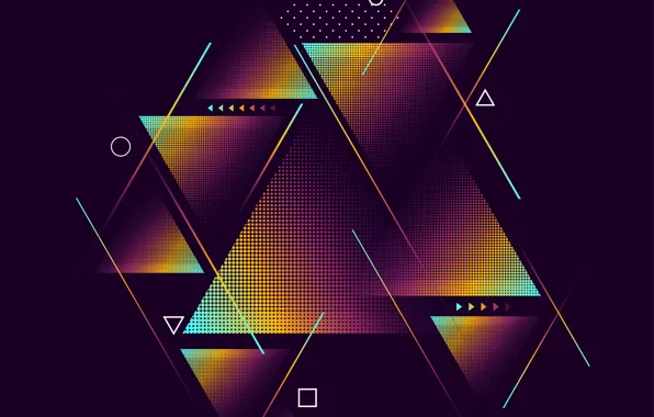 Abstraction, background, Design, Wallpaper, Triangle, Purple, Texture, Geometric
