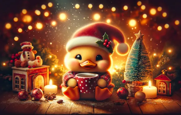 Light, comfort, style, room, animal, the evening, Christmas, New year