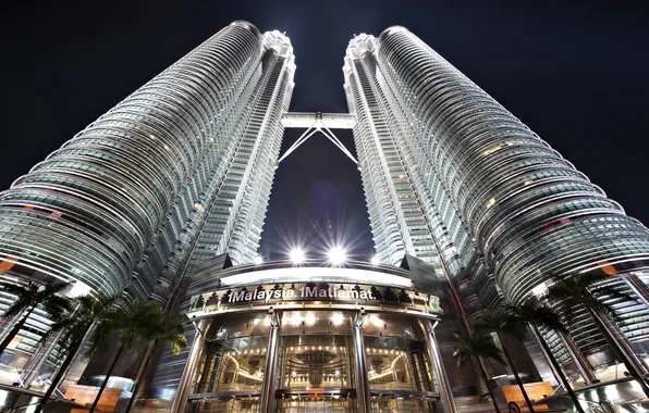 Skyscraper, tower, Malaysia, Kuala Lumpur, Petronas
