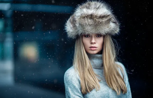 Hat, fur, sponge, curls, Daniel Bidiuk