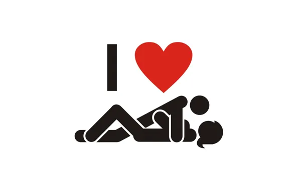 Woman, heart, male, sex