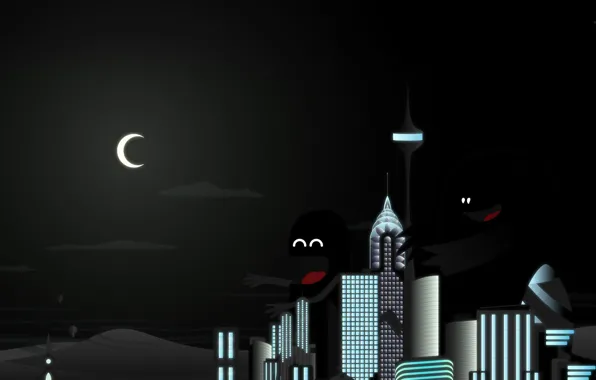 Night, the city, Monsters
