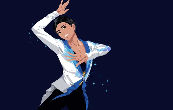 Background, anime, guy, Yuri on the ice, Yuri On Ice