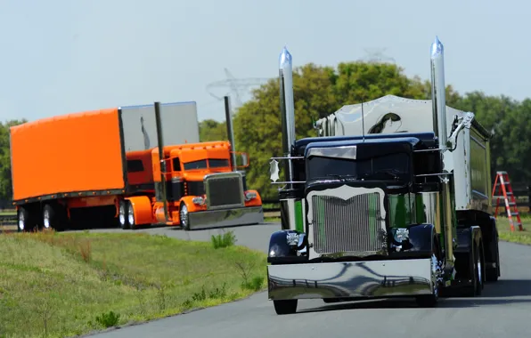 Truck, tractor, Trak