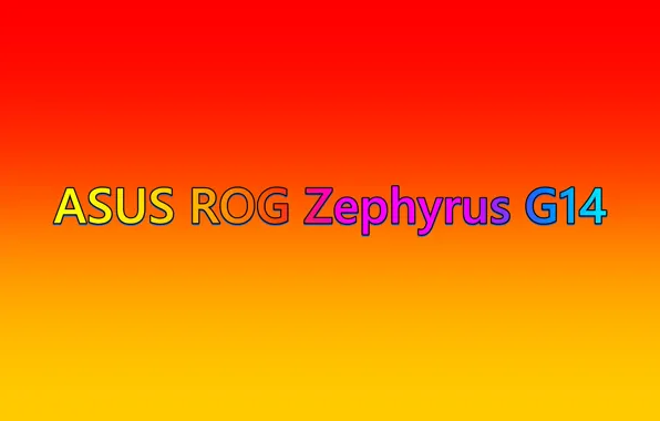 Letters, the inscription, Wallpaper, laptop, picture, on the desktop, gaming laptop, G14