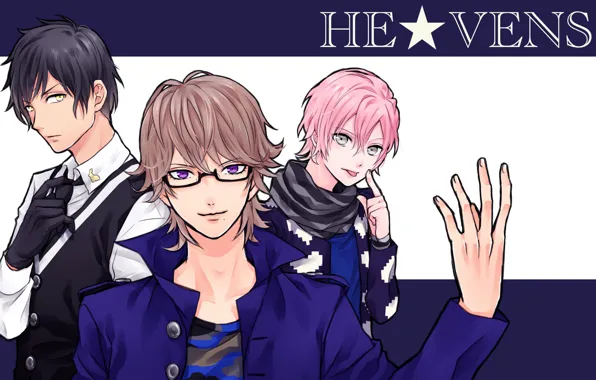 Group, art, guys, Uta no Prince-sama, Singing princes