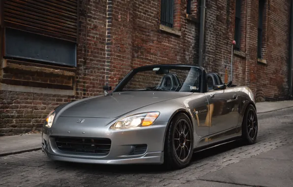 Honda, Front, S2000, Grey, Cabrio, Honda S2000
