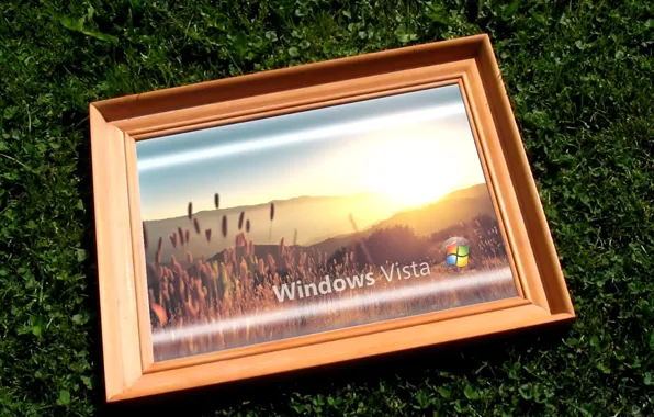 Grass, vista, Frame