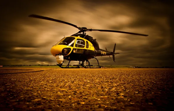 The sky, aviation, helicopter