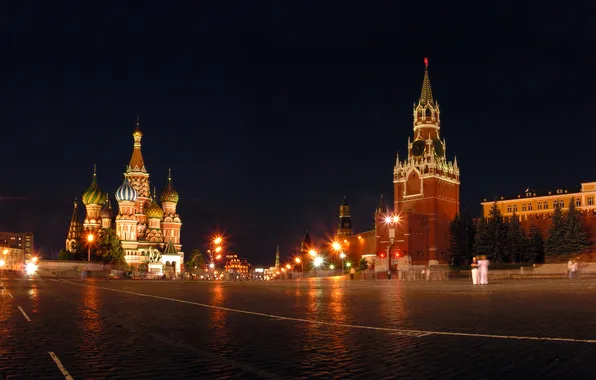 The city, city, Moscow, The Kremlin, Red square