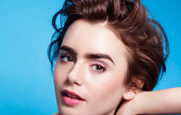 Picture portrait, actress, Lily Collins