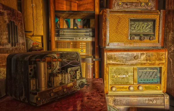 Background, radio, receiver