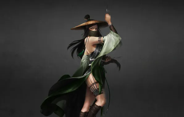 Girl, Minimalism, Figure, Style, Asian, Girl, Fantasy, Art