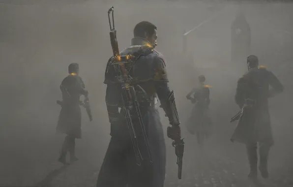 Picture fog, London, London, Steampunk, Steampunk, PS4, Playstation 4, The Order 1886