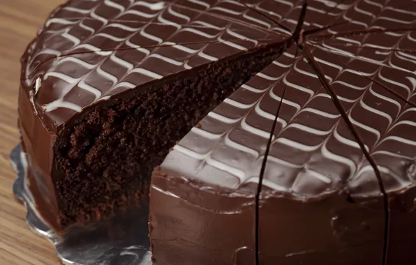 Food, sweets, cake, dessert, chocolate, glaze