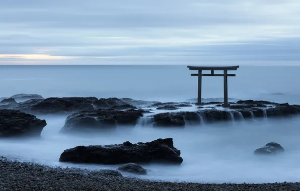 Sea, landscape, shore